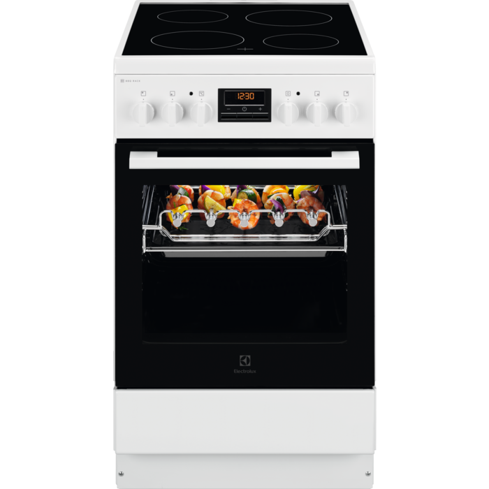 Electrolux Aragaz electric 50 cm alb LKR540202W