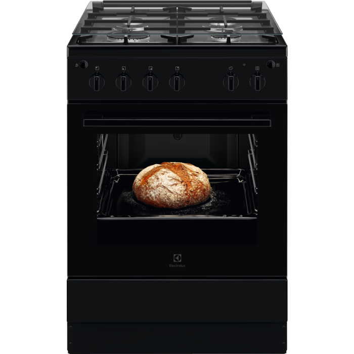 Electrolux Aragaz pe gaz cataliza 60 cm negru LKG604003K