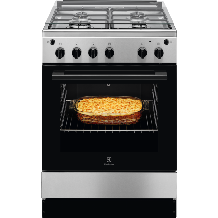 Electrolux Aragaz pe gaz cataliza 60 cm inox antiamprentă LKG604002X