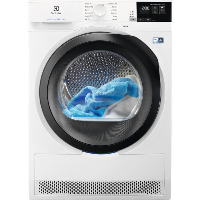 Electrolux Uscător de rufe cu pompă de căldură PerfectCare800 EW8H458B