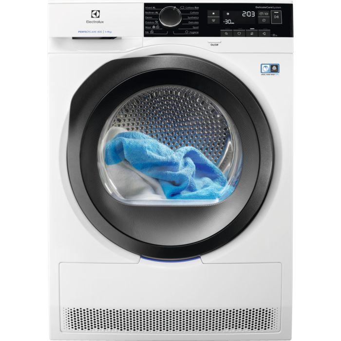 Electrolux Uscător de rufe cu pompă de căldură PerfectCare800 EW8H259ST