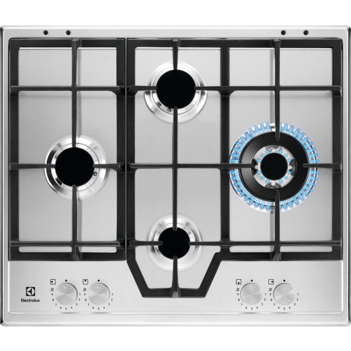 Electrolux Plită gaz 60 cm inox KGS64562SX