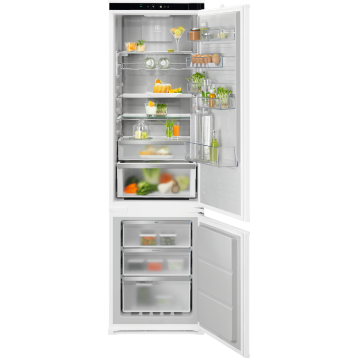 Electrolux Combină frigorifică încorporabilă No Frost clasă D 269 litri H 188 cm Alb ENC8MD19S