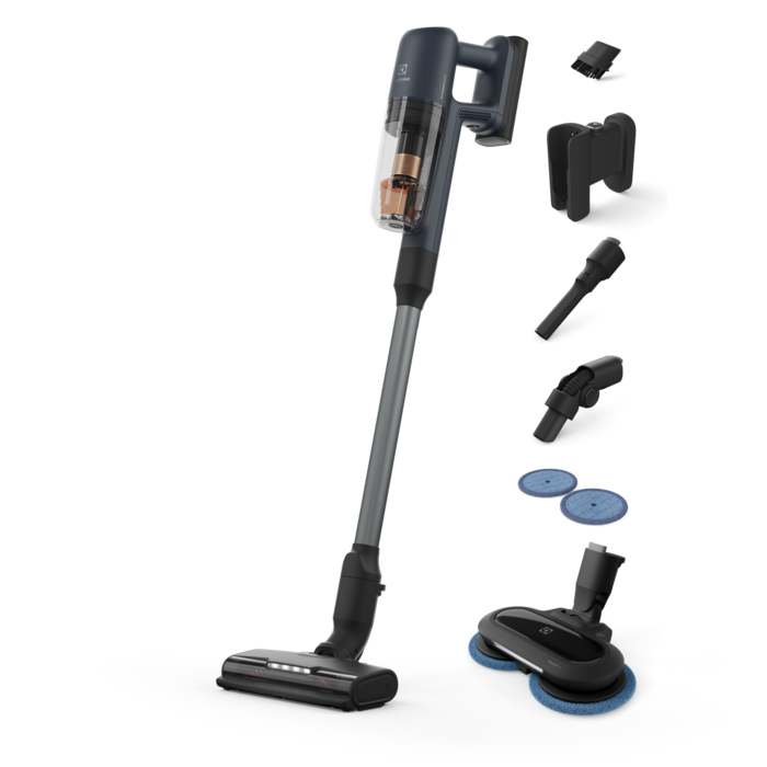 Electrolux Aspirator vertical cu acumulatori Seria 700 EP71B14WET autonomie 50 min 14.4 V albastru