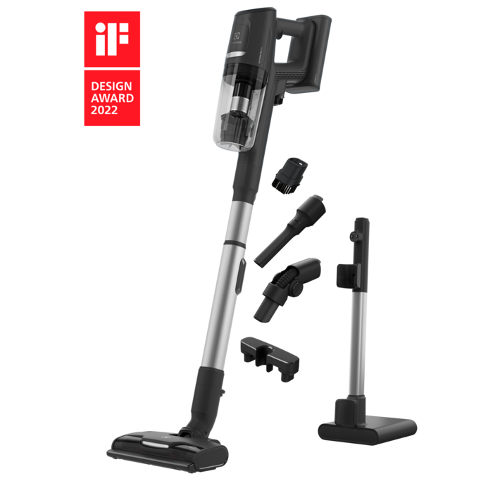 Electrolux Aspirator vertical cu acumulatori Seria 800 EP81UB25GG 35 min autonomie 25.2 V gri granit