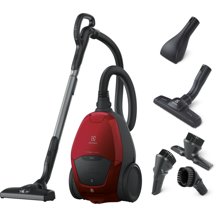 Electrolux Aspirator cu sac Pure D8 PD82-ANIMA 57 db(A) roșu