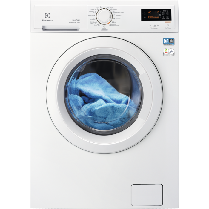 Electrolux Mașină de spălat cu uscător clasă E 8 kg EWWN1685W