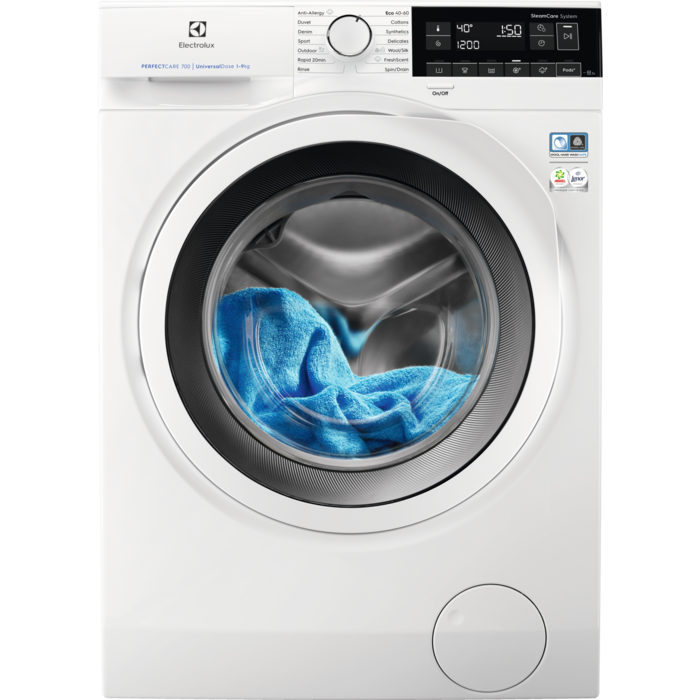 Electrolux Mașină de spălat rufe PerfectCare700 clasă A 9 kg EW7F349PW