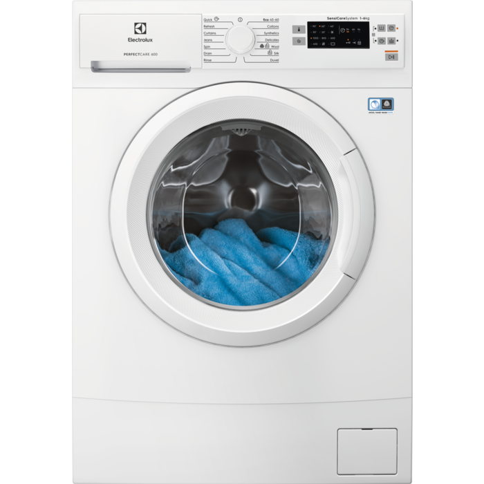 Electrolux Mașină de spălat rufe PerfectCare600 clasă D 6 kg EW6SN506W