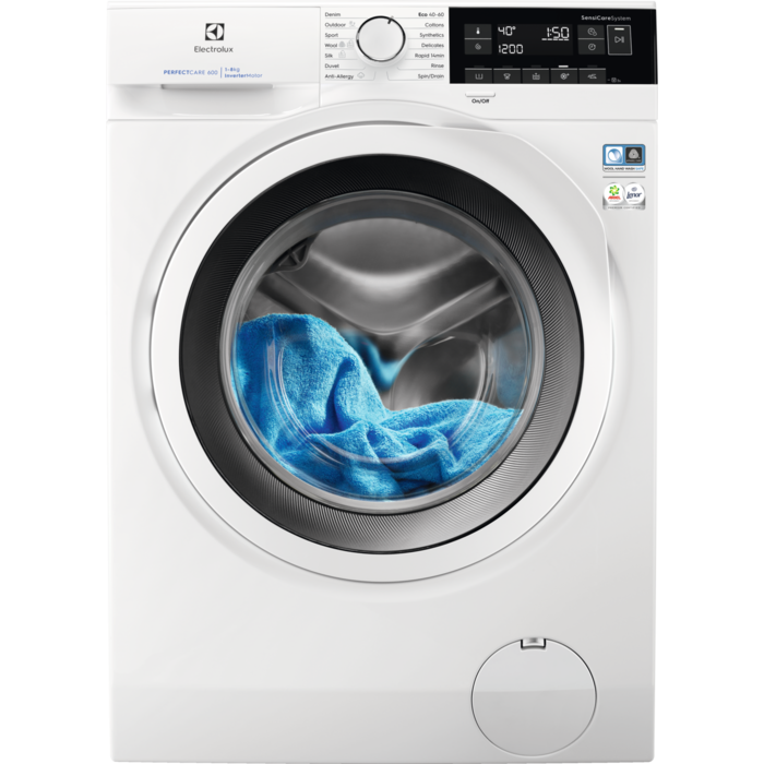 Electrolux Mașină de spălat rufe PerfectCare600 clasă A 8 kg EW6FN348AW