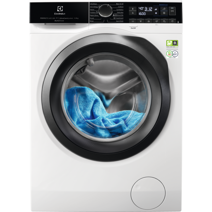 Electrolux Mașină de spălat rufe PerfectCare800 clasă A cu AutoDose și WiFi 9 kg EW8F169ASA