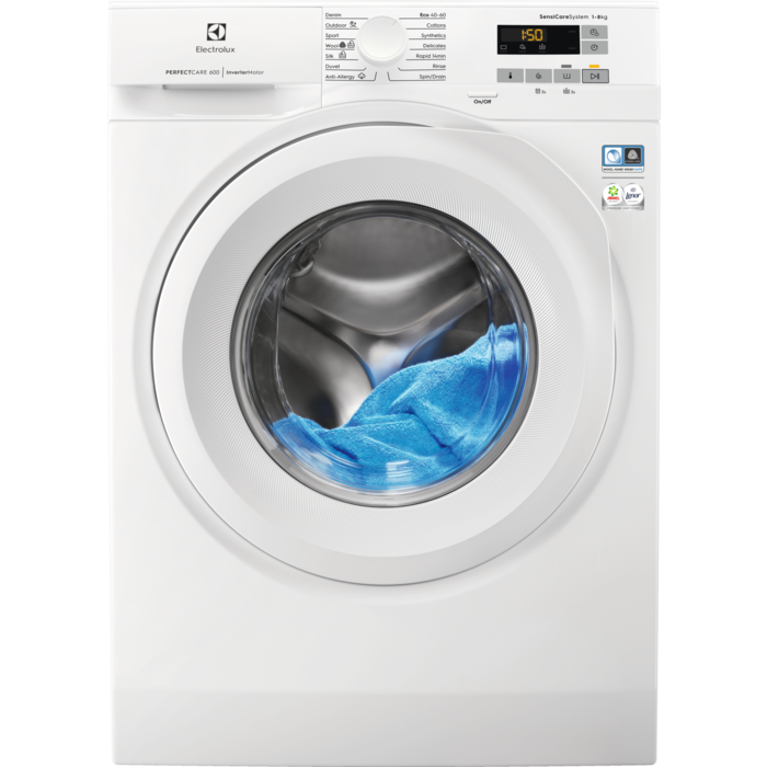 Electrolux Mașină de spălat rufe PerfectCare600 clasă C 8 kg EW6FN528W