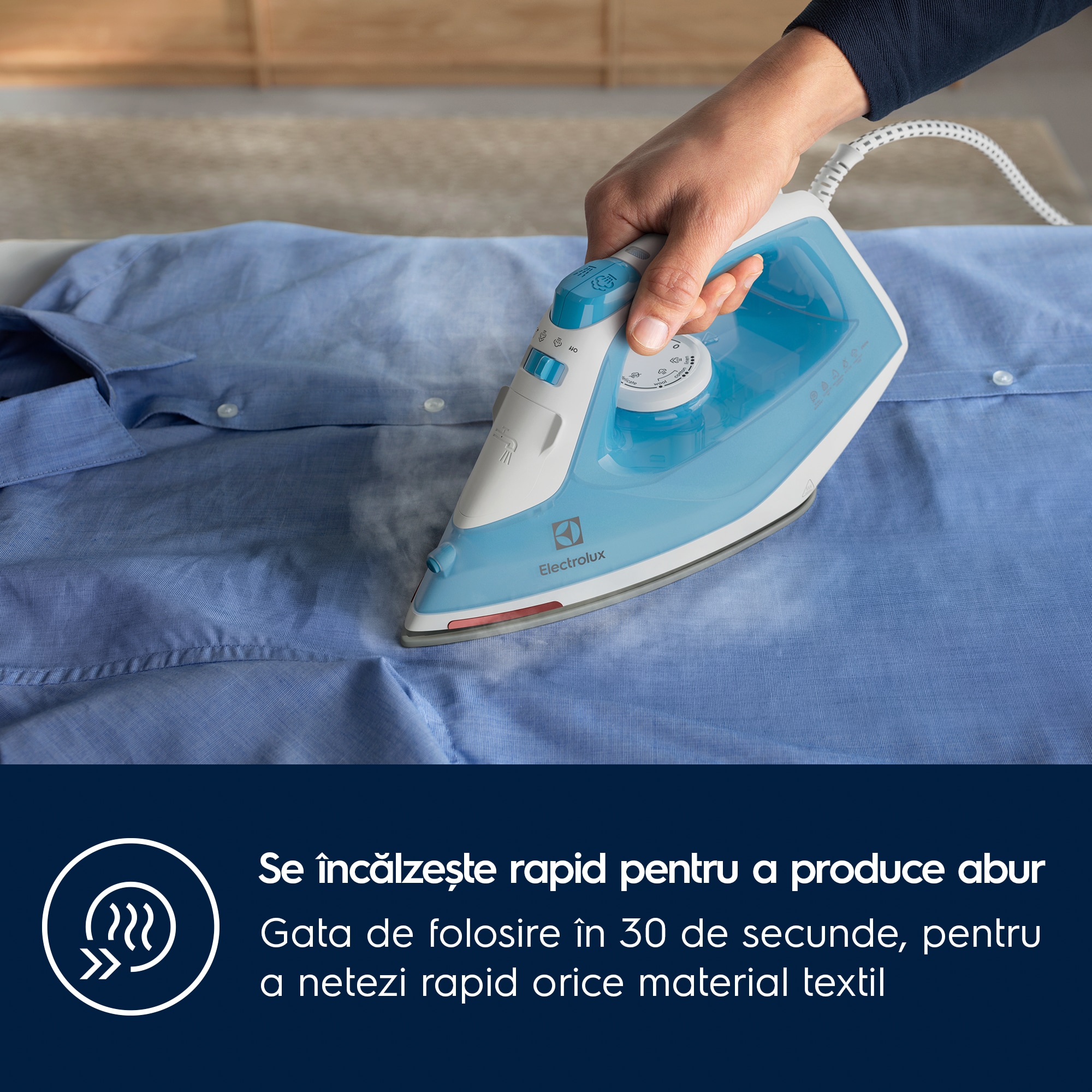 Electrolux - Fier de călcat cu abur - E5SI2-4CB