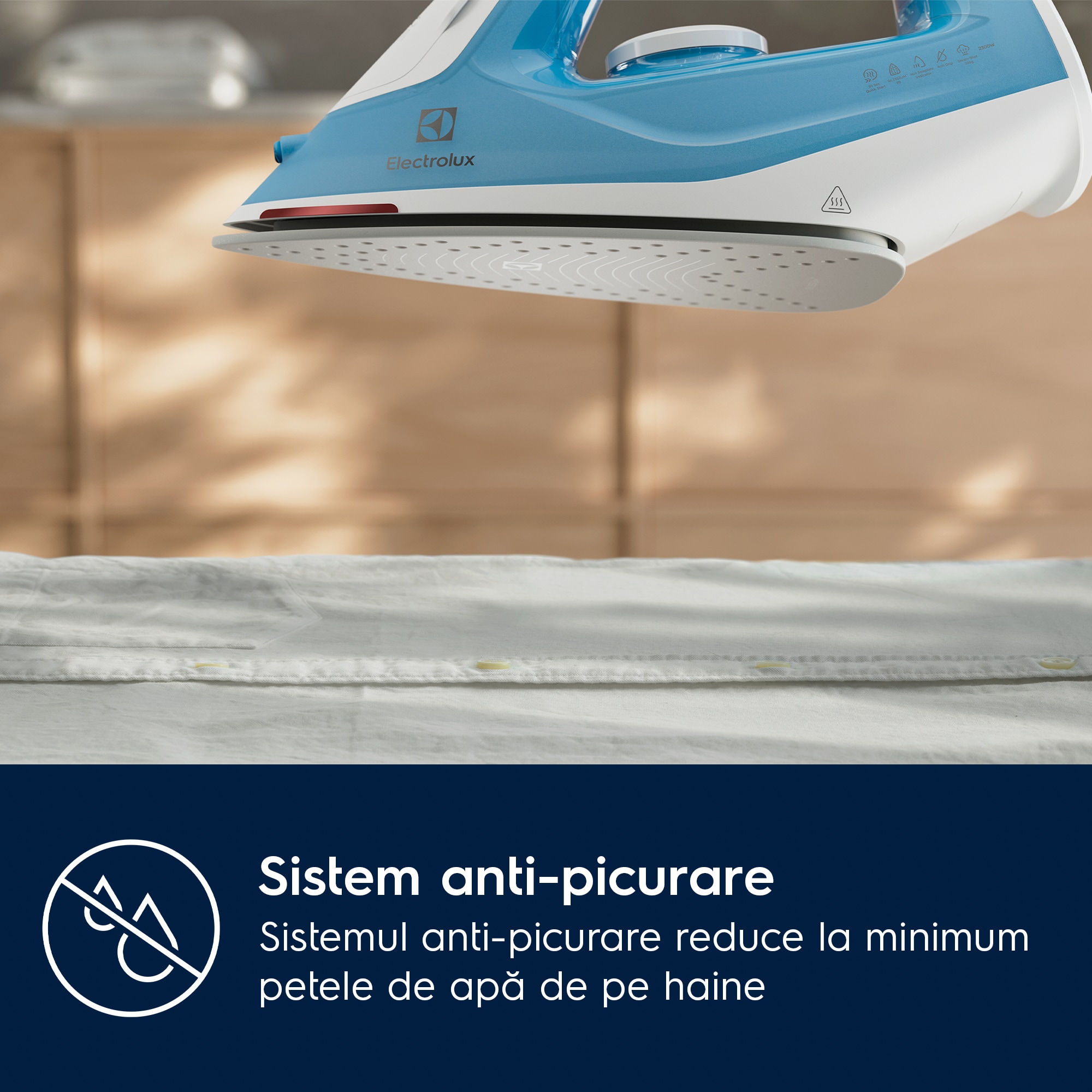 Electrolux - Fier de călcat cu abur - E5SI2-4CB