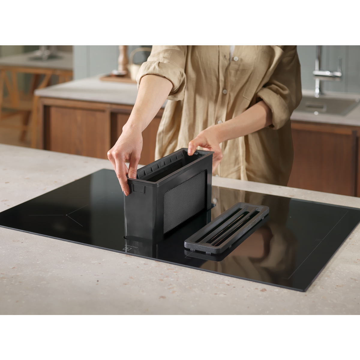 Electrolux - Plită cu hotă ComboHob - KCC83443