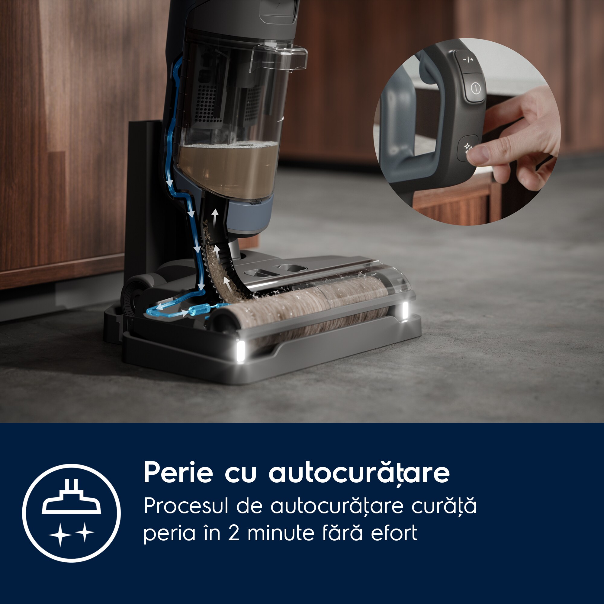 Electrolux - Aspirator vertical fără fir - EW81U3DB
