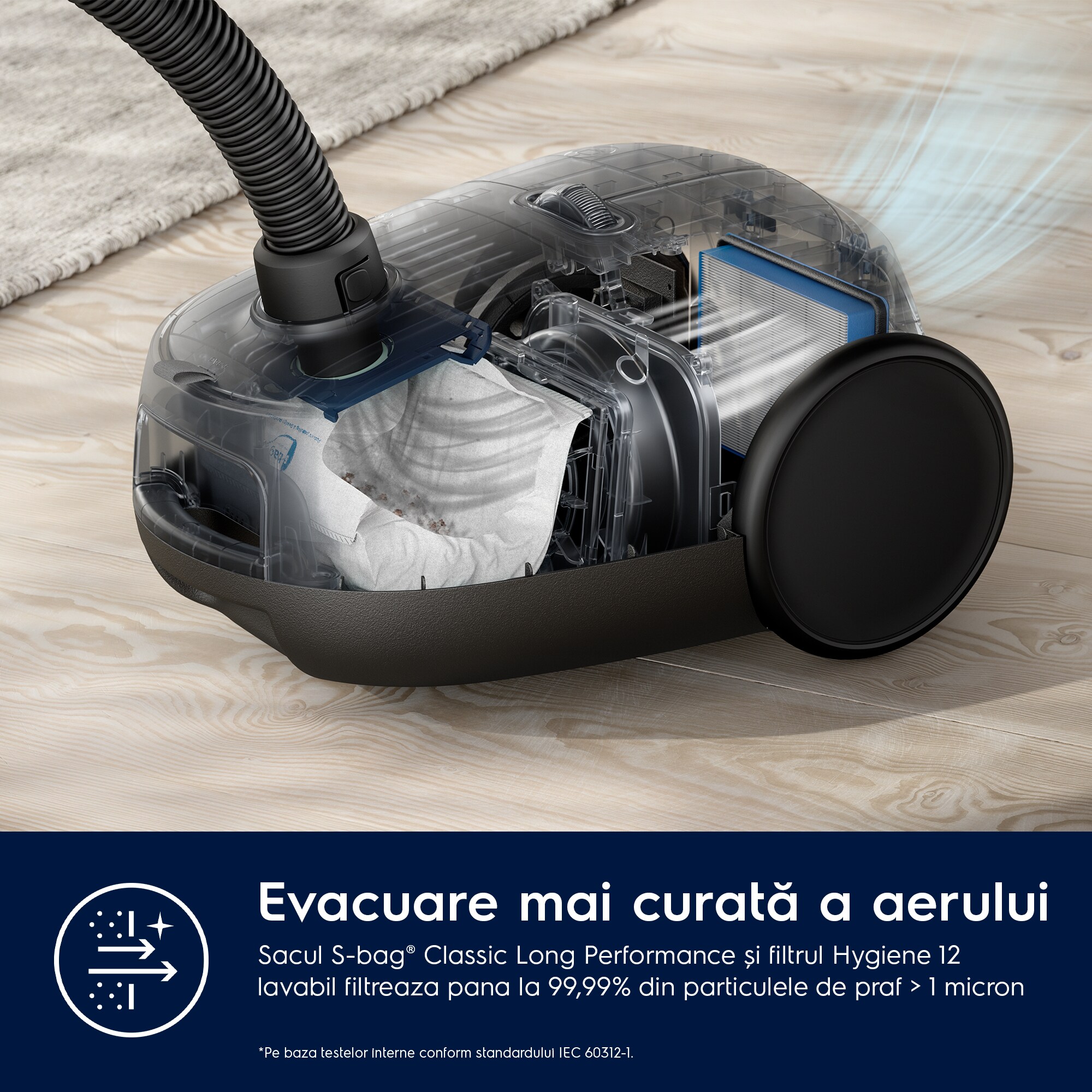 Electrolux - Aspirator cu sac - EB61C4DB