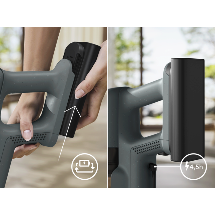 Charge right on the product – automatic protection stops overcharging