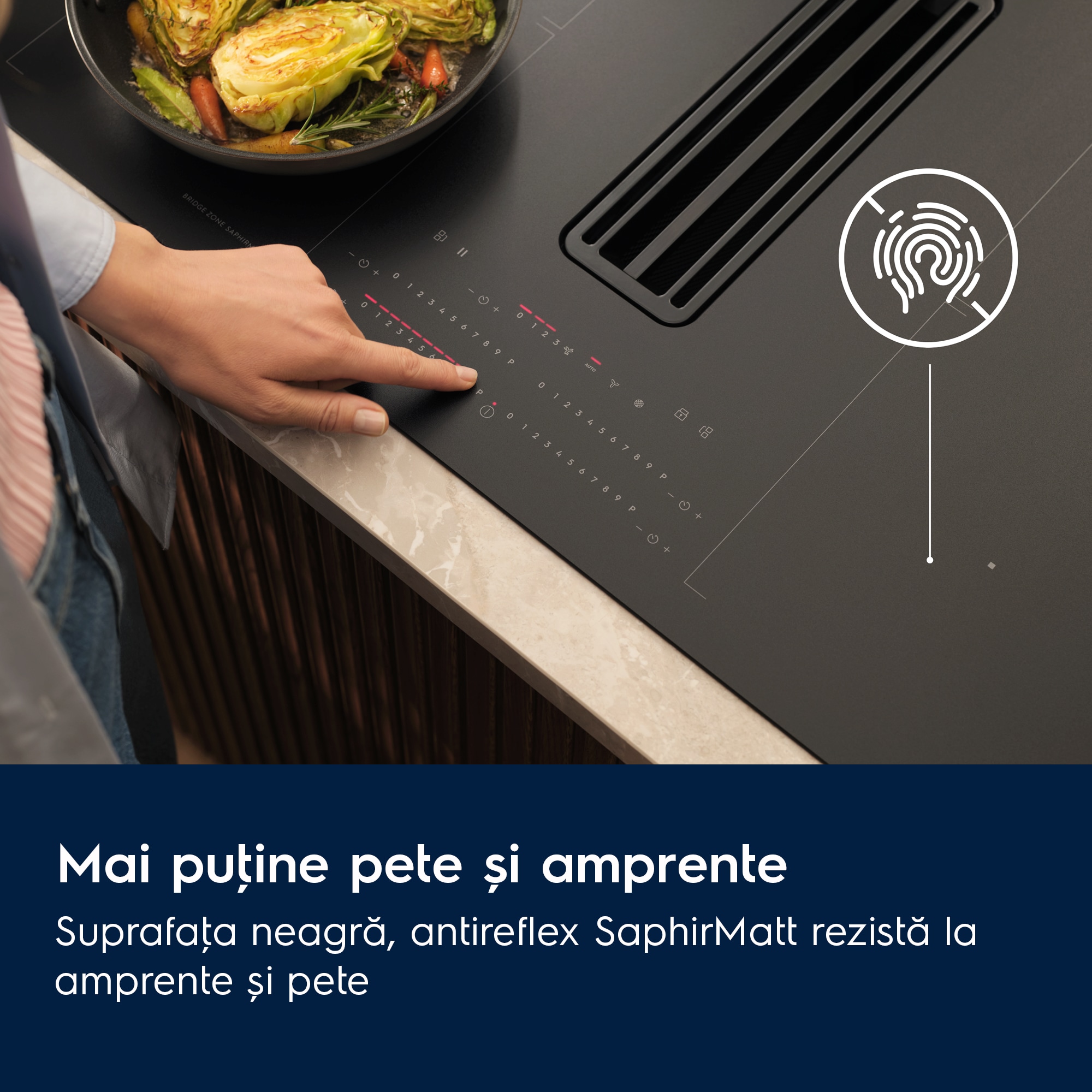 Electrolux - Plită cu hotă ComboHob - ECC83443CZ