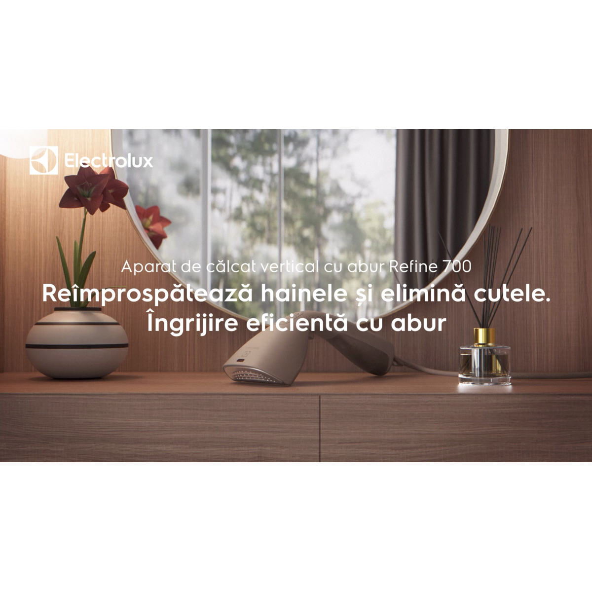 Electrolux - Aparat de călcat vertical cu abur - E7HS2-8WB