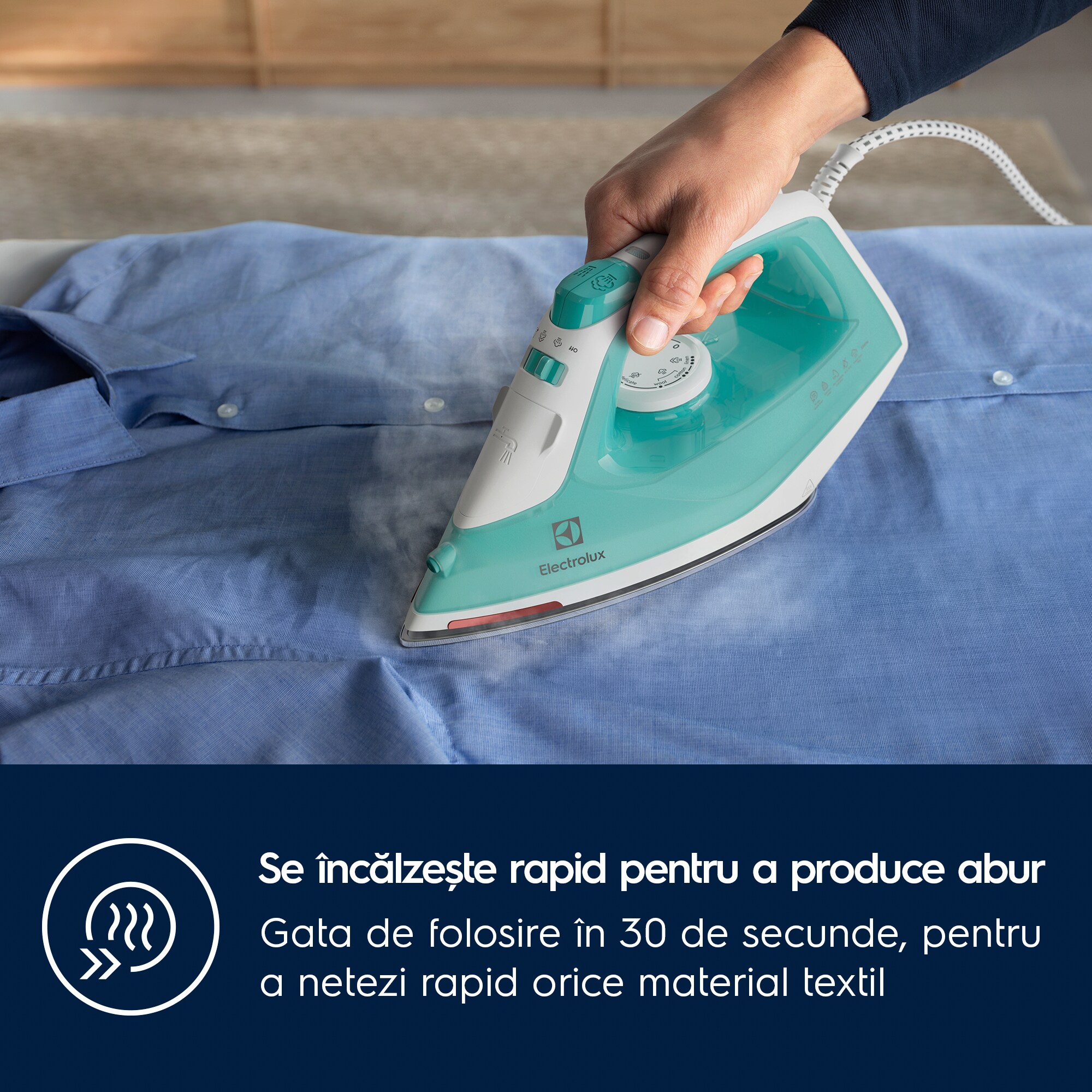 Electrolux - Fier de călcat cu abur - E5SI2-2AM