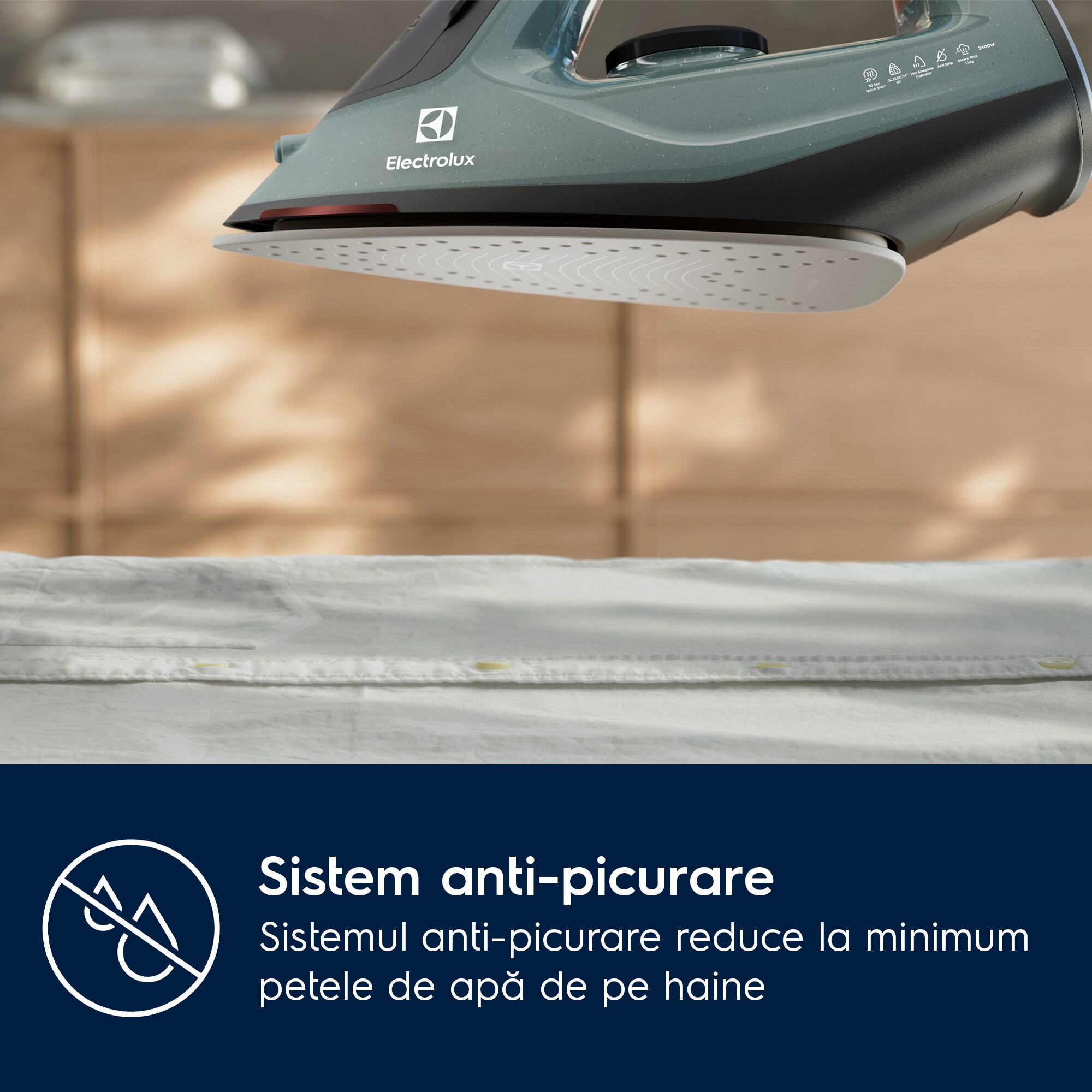 Electrolux - Fier de călcat cu abur - E5SI2-6OG