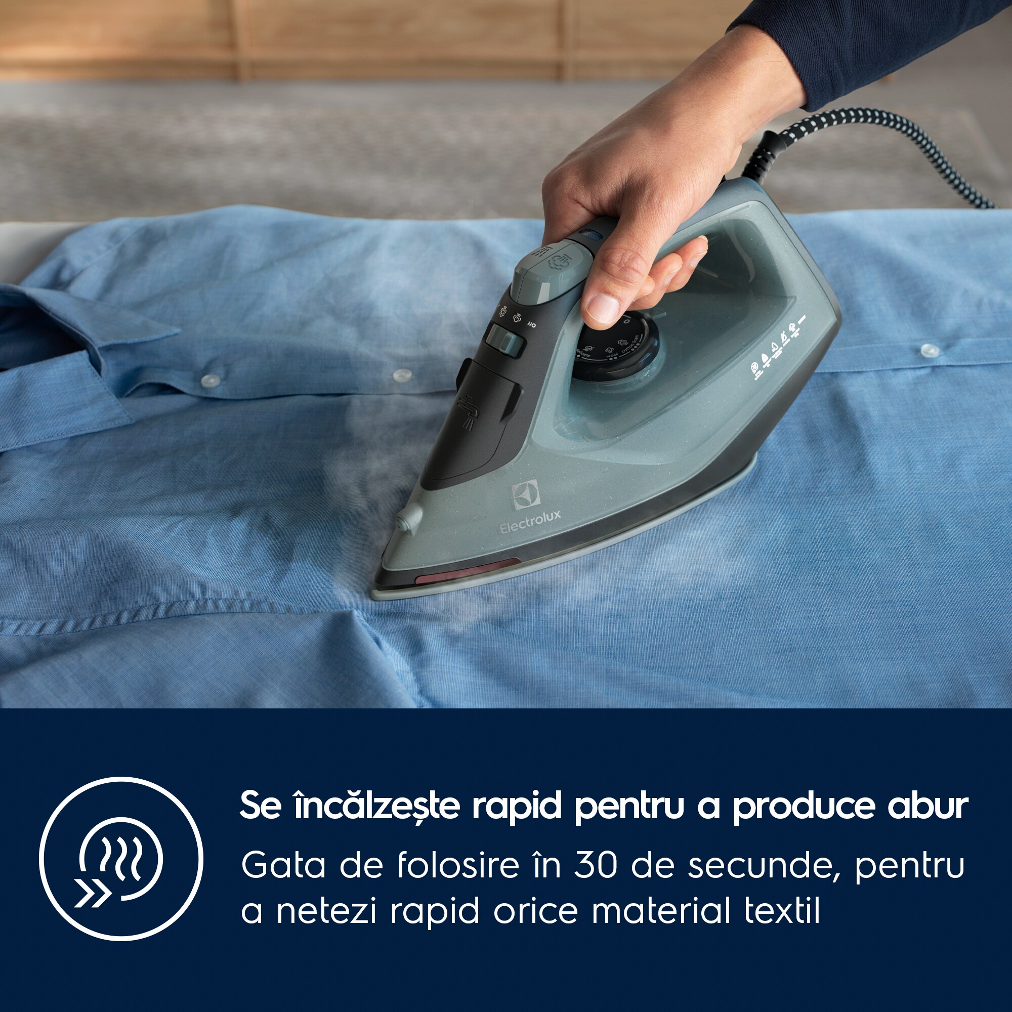 Electrolux - Fier de călcat cu abur - E5SI2-6OG