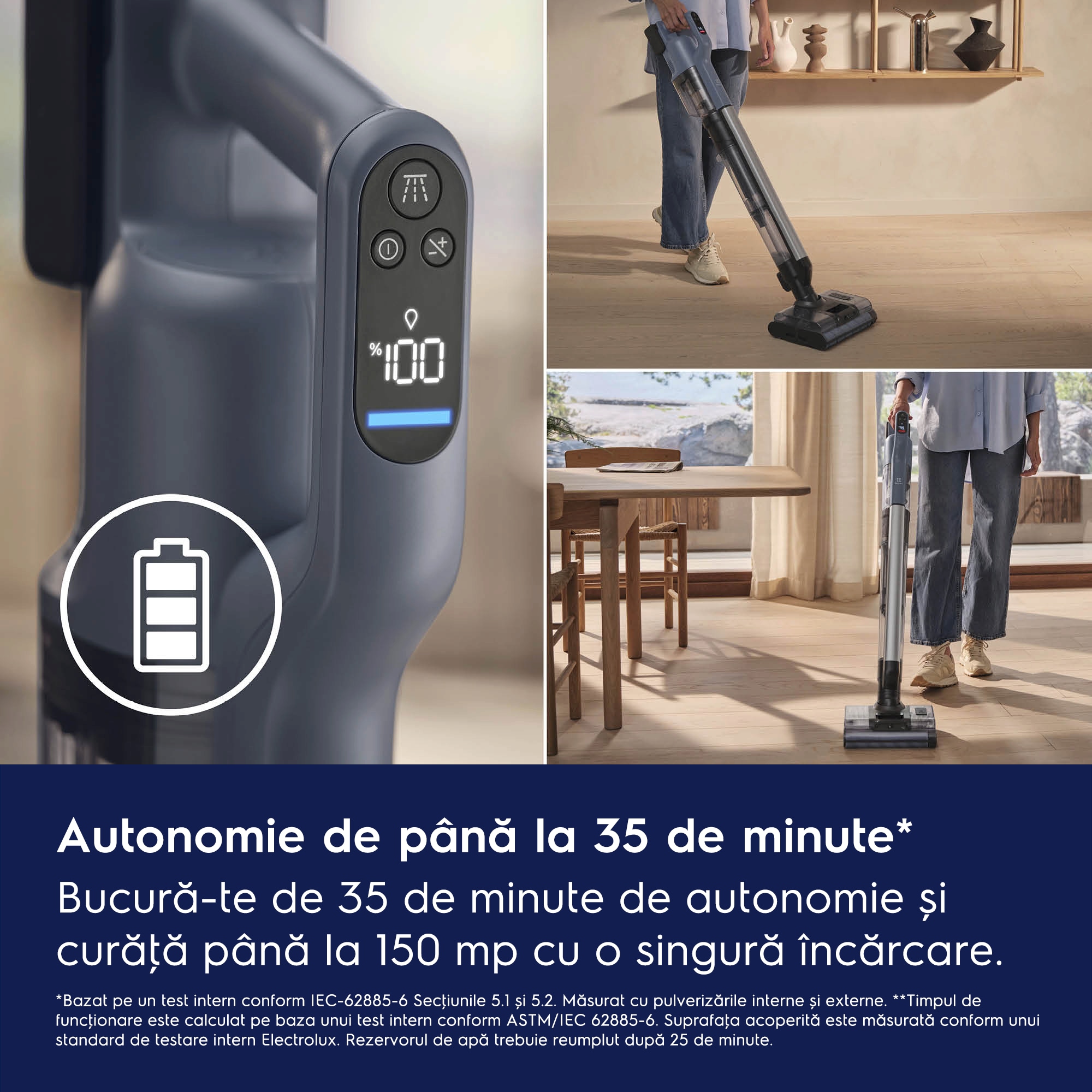 Electrolux - Aspiratoare verticale Wet & Dry - EW82U1DB