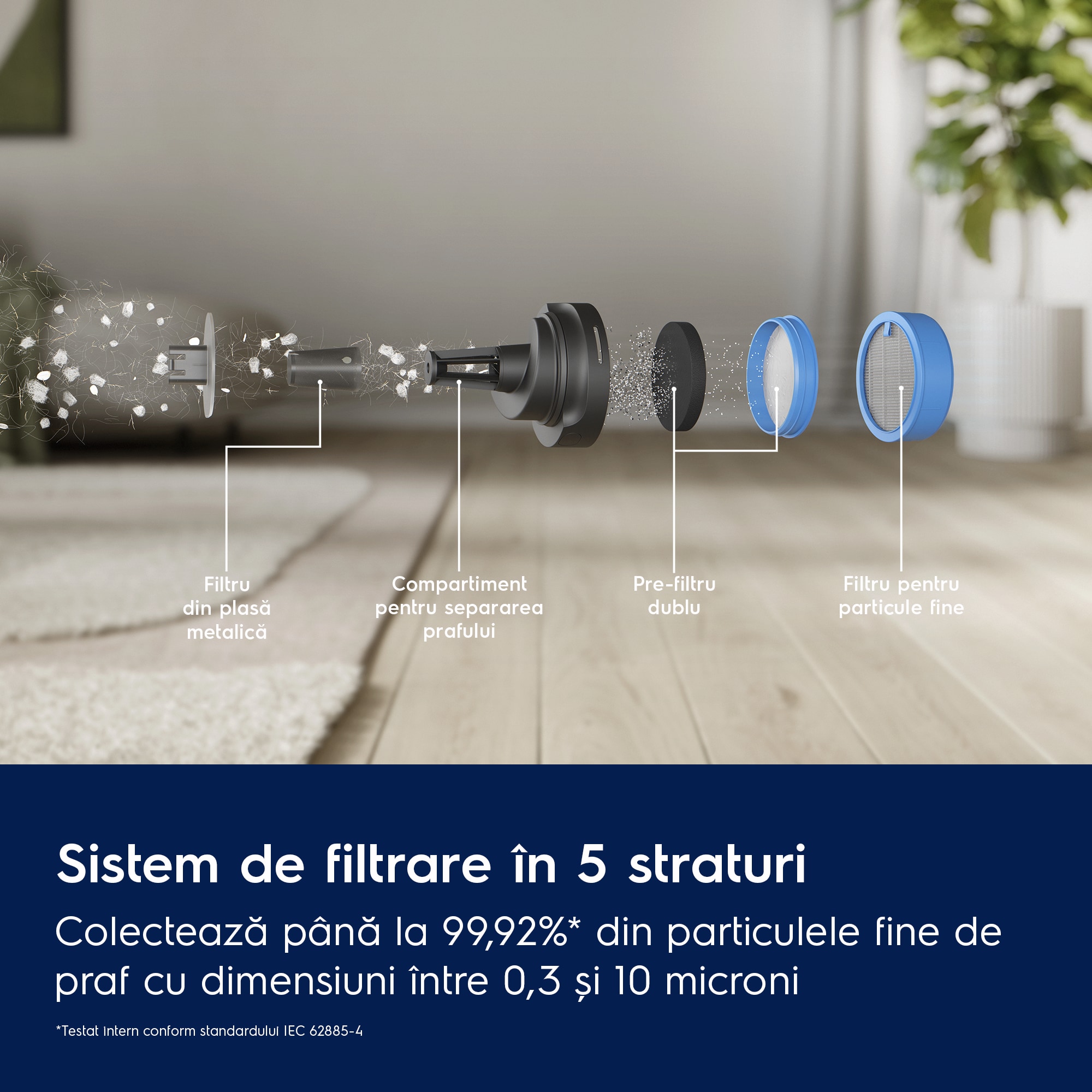 Electrolux - Aspirator vertical fără fir - EP61AB21UG
