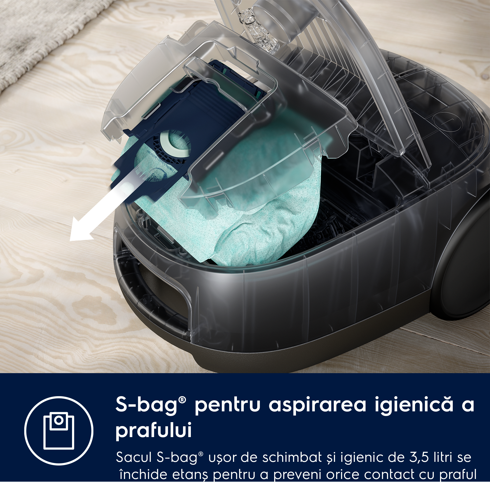 Electrolux - Aspirator cu sac - EB61C4DB