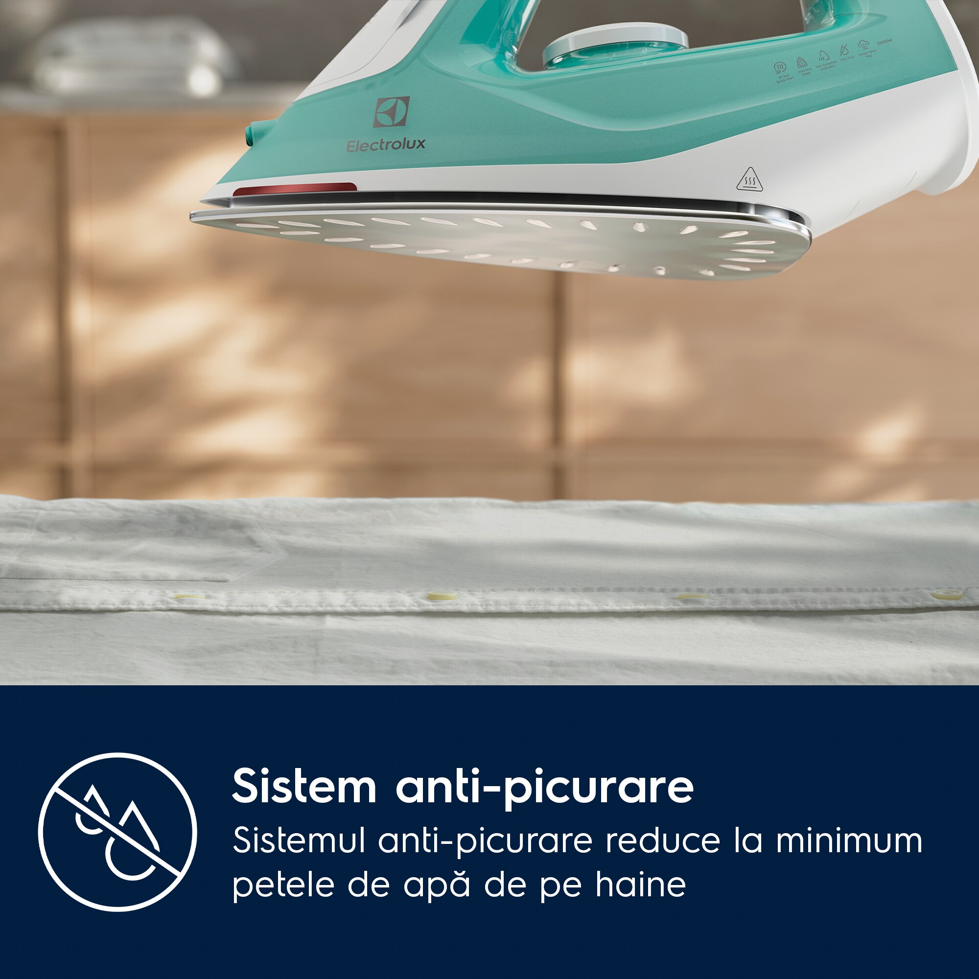 Electrolux - Fier de călcat cu abur - E5SI2-2AM