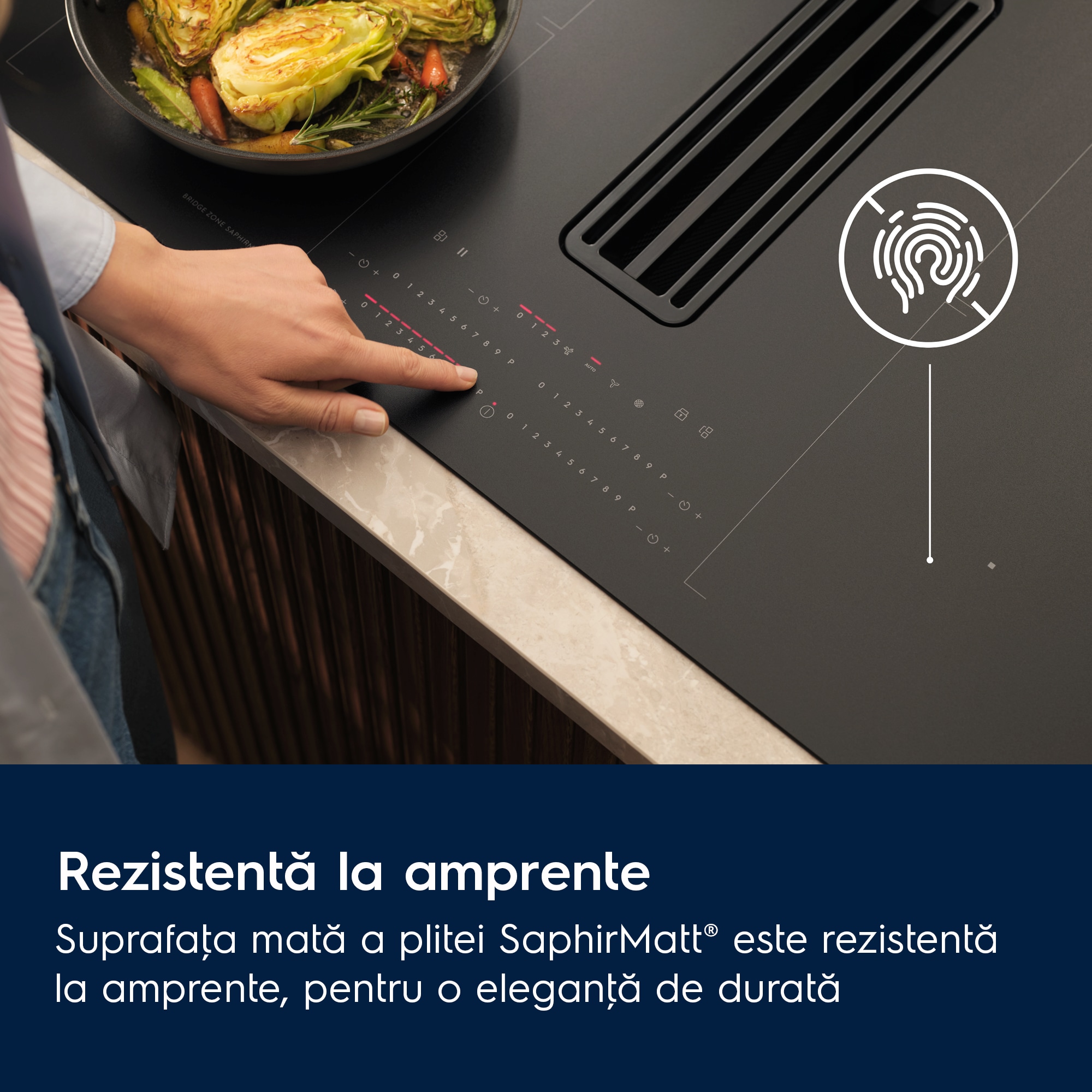 Electrolux - Plită cu hotă ComboHob - ECC83443CZ