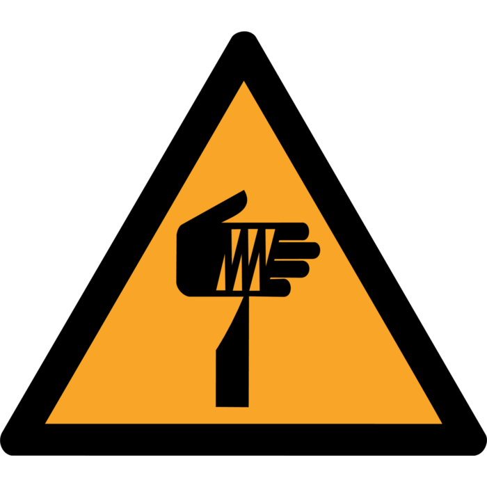 Avertisment; Element ascuțit ISO 7010