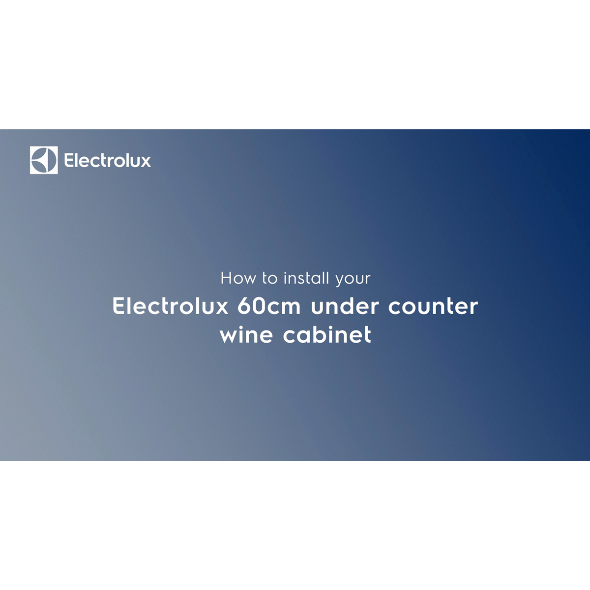 Electrolux - Small refrigerator - EWUD140B8B