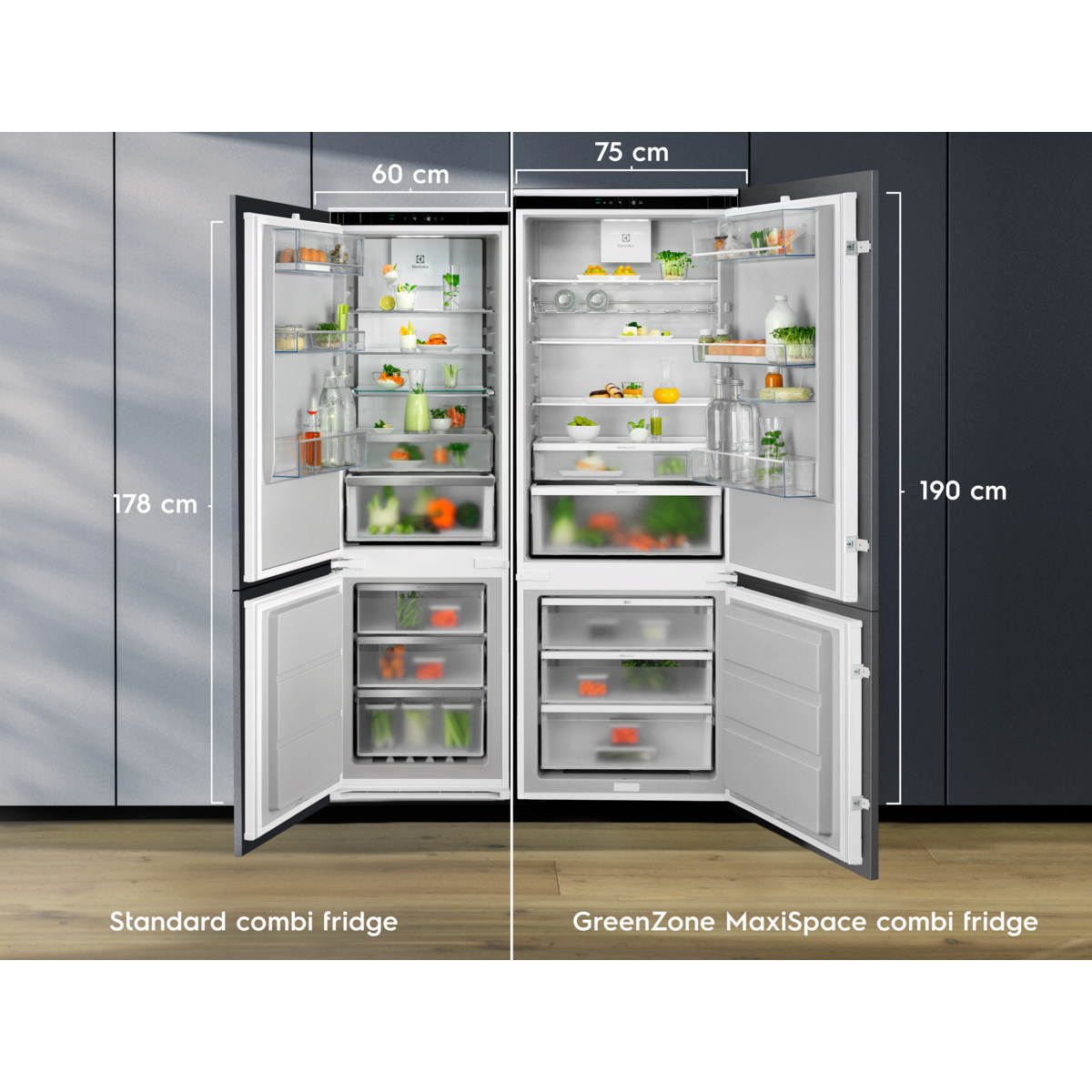 Electrolux - Combină frigorifică încorporabilă - ENP7TD75S