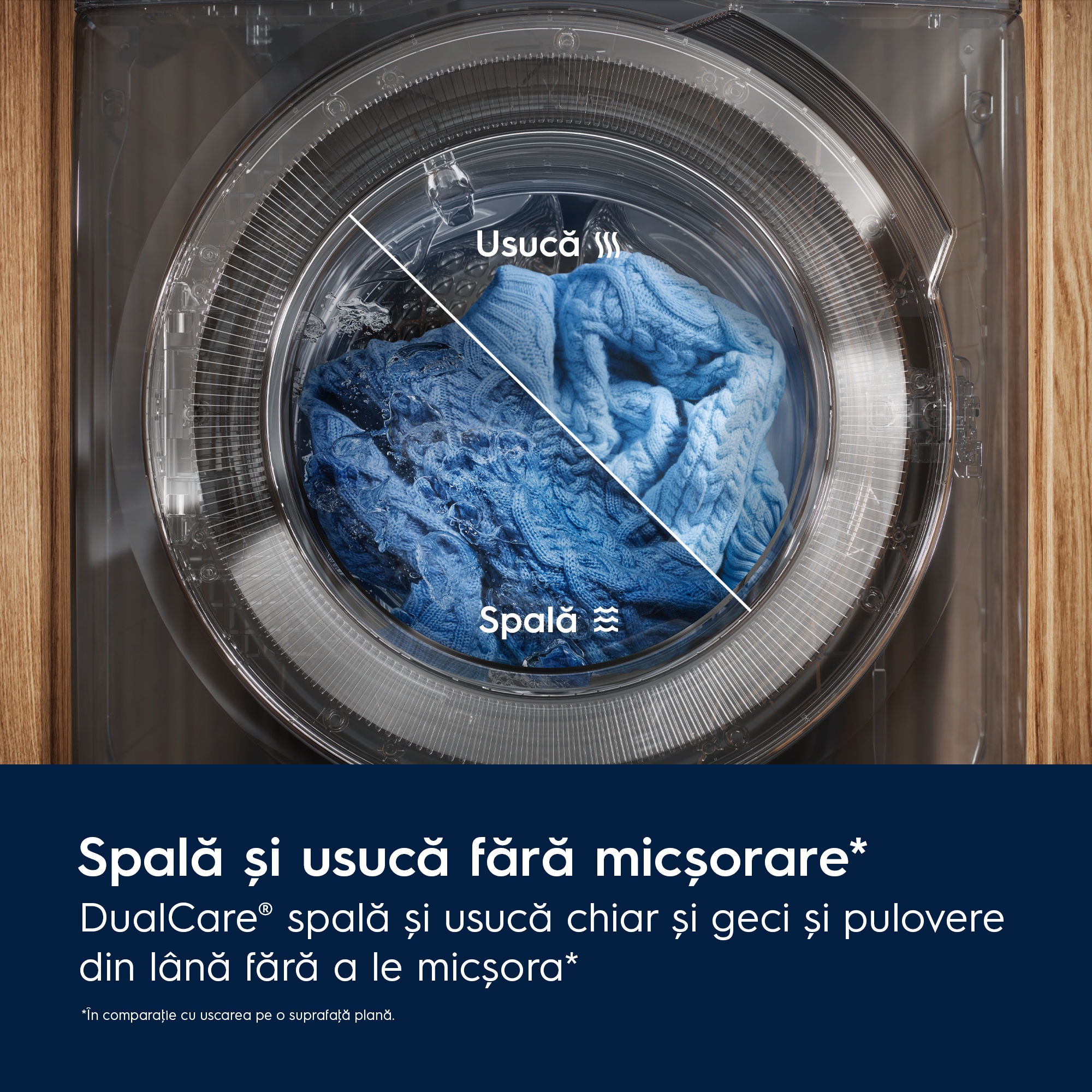 Electrolux - Mașină de spălat rufe independentă cu uscător - EW7W2612E