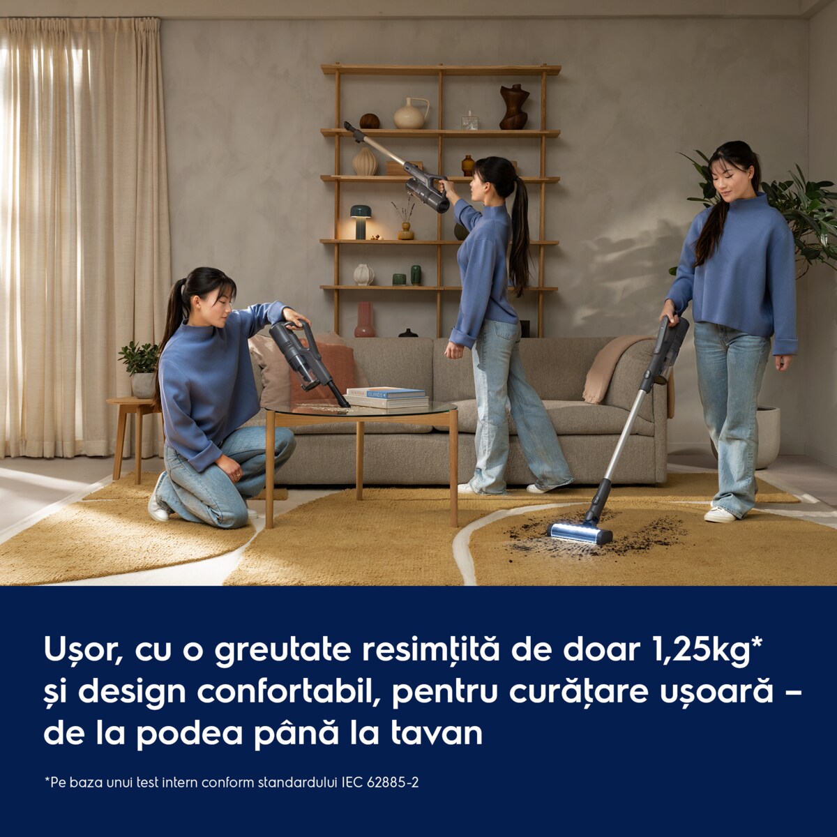 Electrolux - Aspirator vertical fără fir - EP51UH18DB