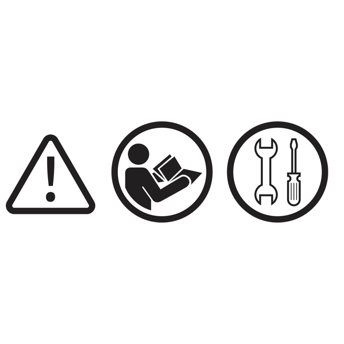 Citiți manualul de service înainte de instalare