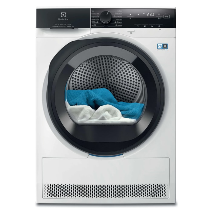 Electrolux Uscător de rufe cu pompă de căldură 3DSense UltraCare 800 EW8D495MC