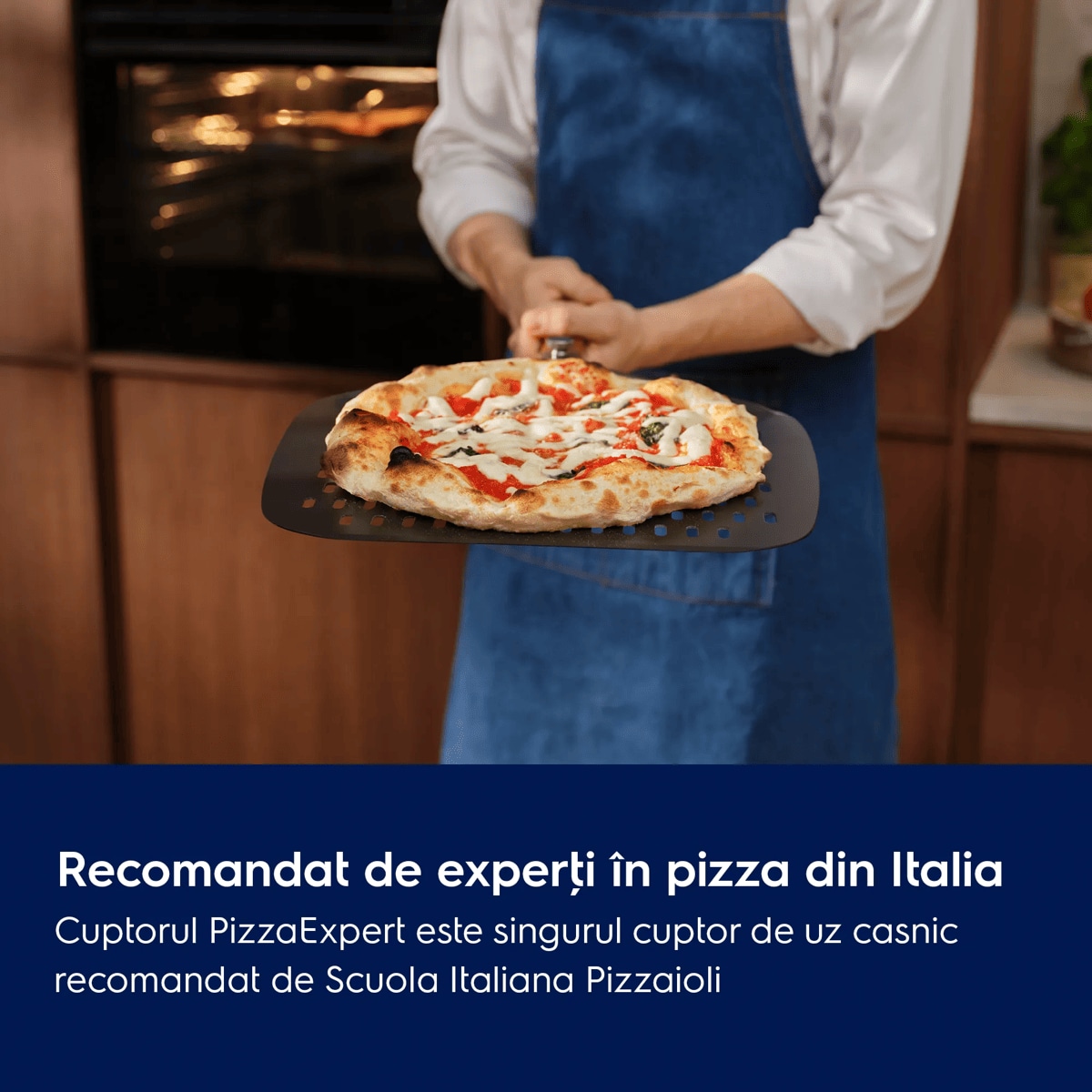 Recomandat de experţi în pizza din Italia Cuptorul PizzaExpert este singurul cuptor de uz casnic recomandat de Scuola Italiana Pizzaioli