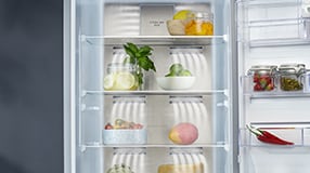 Open fridge