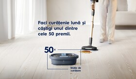 Aspiră și curăţă fără efort