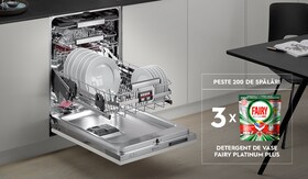 Primești detergent pentru 6 luni la achiziţia unei mașini de spălat vase