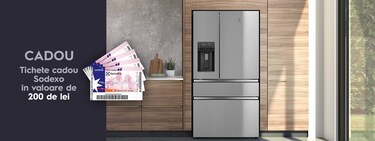tichete cadou 200 de lei cashback electrolux frigorifice