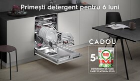 Primești detergent pentru 6 luni