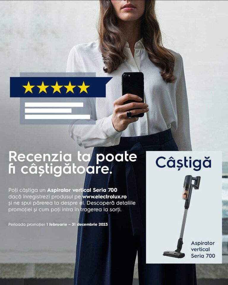 Recenzia ta poate fi câștigătoare!