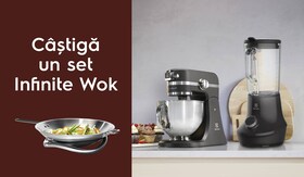 set infinite wok pe plita cu inductie Electrolux